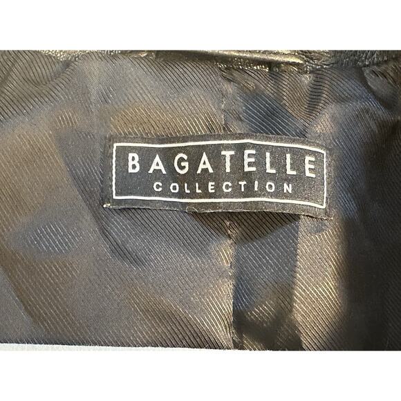Bagatelle Size M 100% Leather Tailored Jacket Black TIMELESS, SOPHISTICATED!!🤩 - Picture 16 of 16